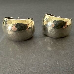 Retired James Avery Silver Hoops